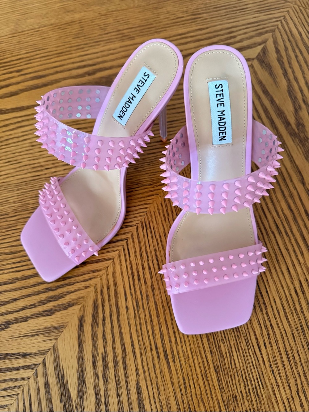STEVE MADDEN Lunna Stiletto Heels - Pink